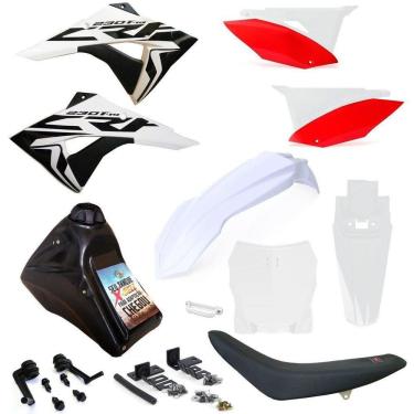 Imagem de Kit Plástico Completo Crf 230 Adaptável Xr 250 Tornado Xr 200 Number