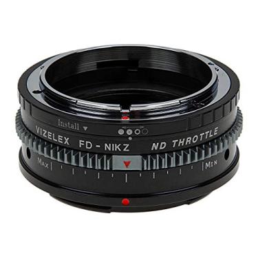 Imagem de Adaptador de lente acelerador Vizelex CINE ND compatível com lentes Canon FD em câmeras Nikon Z-Mount