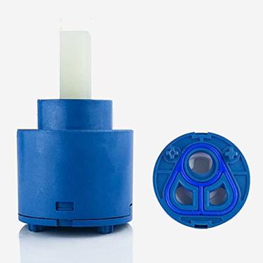 Imagem de Cartucho de torneira misturadora de substituição de cartucho de disco de cerâmica, torneira interna quente e fria, válvula de pia de banheiro para torneira de cozinha de banheiro