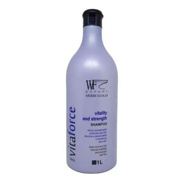 Imagem de Shampoo Vitaforce Wf 1L Para Protecao Pós Química - Wf Cosméticos