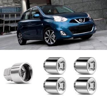 Imagem de Jogo Porca Antifurto Nissan March M12x1,25