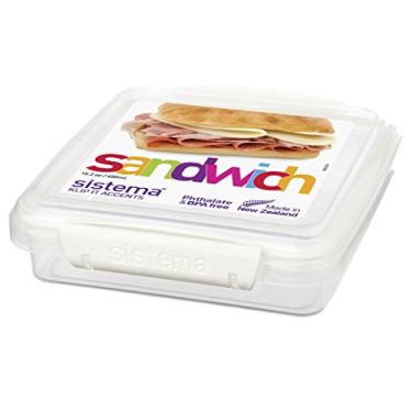 Imagem de Sistema KLIP IT Accents Collection Caixa sanduíche recipiente de armazenamento de alimentos, 430 g, 5 L, as cores recebidas podem variar