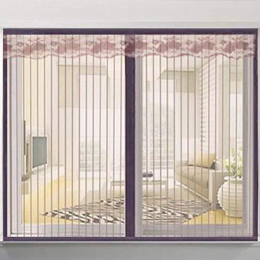 Imagem de Ar-condicionados, tela magnética para janela, faixa anti mosca mosquiteiro com ímã de cortina mudo fita mágica autoadesiva para janela mosquiteira - 120 x 150 cm pequena surpresa