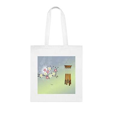 Imagem de Sacola Tubular Bells, Presente Tubular Bells, Bolsa de Ombro Tubular Bells, Sacos Reutilizáveis Tubulares de Sinos Tubulares, Ideia de Presente de Mordaça de Cesta de Natal de Aniversário,