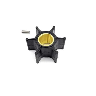 Imagem de MARKGOO Impulsor de bomba de água 386084 0386084 com chave de substituição para Evinrude Johnson OMC BRP Outboards 8HP 9.9HP 15HP Acessórios de motor de barco Peças de motor Sierra Marine 18-3050