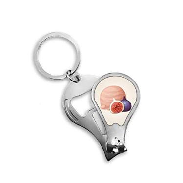 Imagem de Pomegranate bola de sorvete rosa cortador abridor de unhas chaveiro tesoura