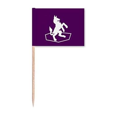 Imagem de Marcador de palito de dentes externo com capacidade ferociosa de animais Deus em pé para decoração de festa