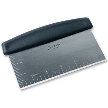 Imagem de Faca de banco para raspador de massas: raspador de banco de aço inoxidável multiuso profissional de qualidade profissional, cortador, cortador – perfeito para massas, nozes, ervas, chocolate, massa de pizza, sabão, assar pão