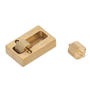 Imagem de Latão de Alta Resistência Lubrificação Rápida Fácil Operação Mini Rolo de Borda de Couro Caixa de Pintura de Couro Acessórios de Pintura de Couro Acessórios de Artesanato de Couro Acessórios de