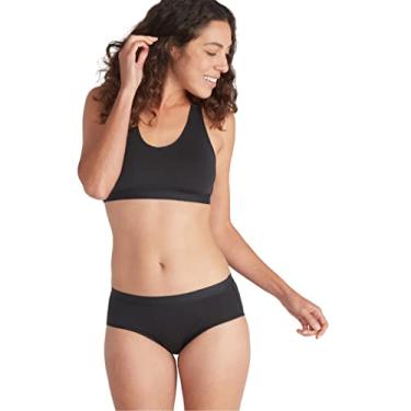 Imagem de ExOfficio Camiseta feminina Give-n-Go Sport Mesh 2.0 hipster, preta, pequena