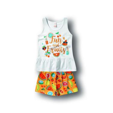 Imagem de Conjunto Infantil Fem Regata Fun And Fruits - Marisol play