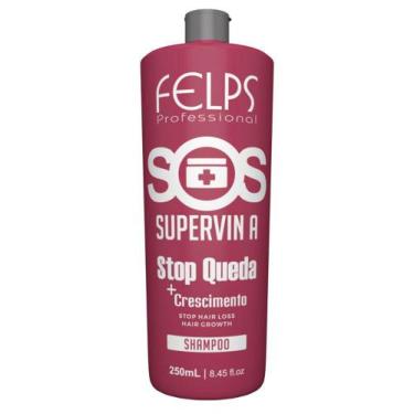 Imagem de Shampoo Felps Profissional Sos Supervin A Stop Queda 250ml - Felps Pro