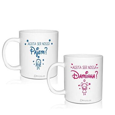 Imagem de 2 Canecas Convite Personalizadas para Pajem e Daminha - Disney