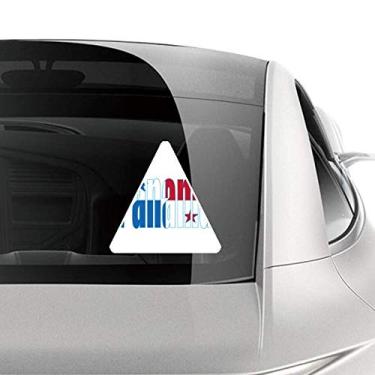Imagem de DIYthinker Adesivo de carro com nome da bandeira do Panamá, decalque de bagagem de bicicleta
