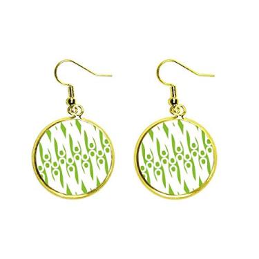 Imagem de Combinação de vegetais cebola corpo brinco pendente dourado joia feminina