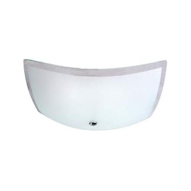 Imagem de Plafon Sobrepor Quadrado, Attena, 1211 Med Cr, Cromado