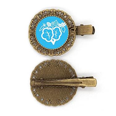 Imagem de Combinação de vegetais, rabanete, cebola, milho, grampo para cabelo