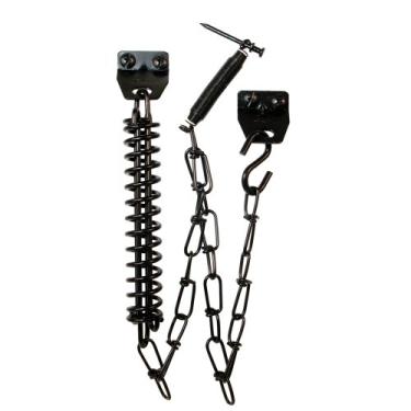 Imagem de Prime-Line K 5141 Corrente protetora de porta Storm e mola, acabamento preto (pacote único)