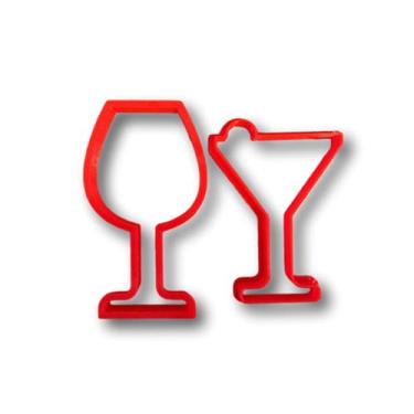 Imagem de Cortador de biscoito para copos de vinho e margarita
