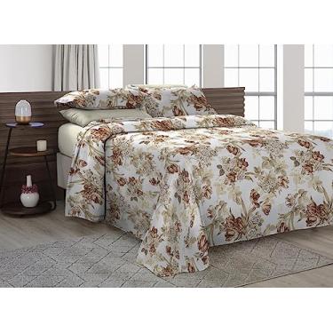 Imagem de Cobre Leito Queen Com Fronhas 3 Peças Tecido Piquet Algodão