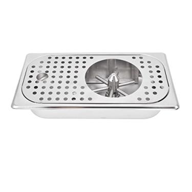 Imagem de Enxágue de vidro, aço inoxidável à prova de ferrugem engrossado de alta eficiência com rotação automática e lavadora de vidro inofensiva para cozinha(Médio B-1212-02)
