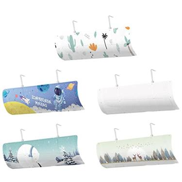 Imagem de Cielo Meraviglioso Defletor de ar condicionado – Defletor de ventilação universal ajustável para ar condicionado, capa de desviador de ar, capa de defletor de vento, acessórios antiar-condicionado