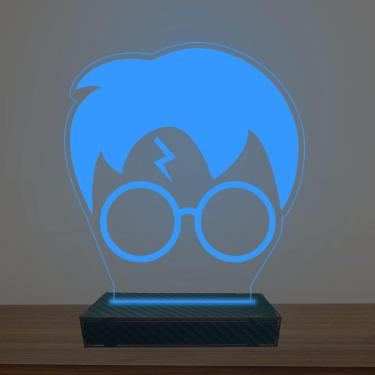 Imagem de Luminária Led 3d Harry Potter Face Abajur Luxo