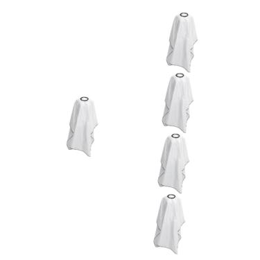 Imagem de FRCOLOR 2 Unidades Avental Capa De Salão Capa De Barbeiro Capa De Cabelo Para Cortes De Cabelo Capa De Cabeleireiro Capas De Barbeiro Tintura Para Cabelo Xaile Branco Tecido Cara