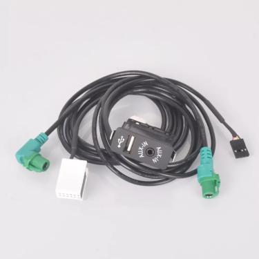 Imagem de Interruptor auxiliar usb  adaptador de cabo  para bmw e60  e61  e63  e64  e87  e90  e70  f25  f01