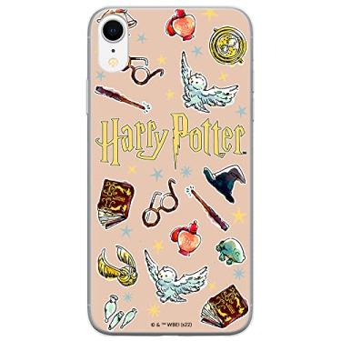 Imagem de ERT GROUP Capa de celular para iPhone XR, original e oficialmente licenciada Harry Potter padrão 226, perfeitamente ajustada à forma do celular, capa de TPU