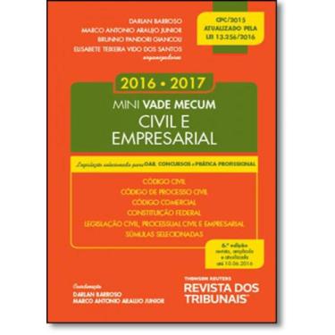 Imagem de Mini Vade Mecum Civil E Empresarial 2016-2017: Legislação Selecionada