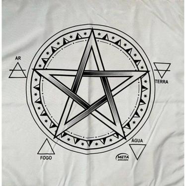 Imagem de Toalha Pentagrama Tecido Jogo Cartas Tarot - Selecione A Cor