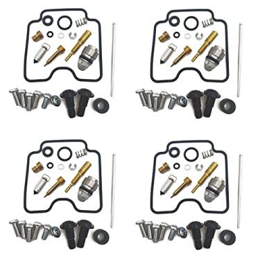 Imagem de Kit de reparo de carburador de motor de motocicleta parafuso de ar de junta de válvula de agulha para Suzuki GSX600F Katana 1998-2006 GSX600 GSX 600 F (Cor: 4 conjuntos)