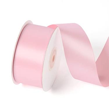 Imagem de 1-1/2 Inch Single Face Solid Color Satin Ribbon Roll, Ribbons Great for Gift Wrapping, Crafts, Wedding Party Decoration, Hair Bows Making and Other Sewing Projects (1-1/2" X 25 Yards, Light Pink)