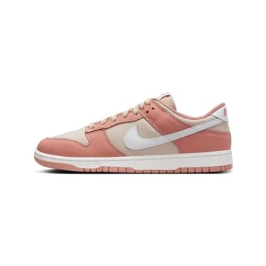 Imagem de Nike Dunk Low Retro Premium Tênis masculino (FB8895-601, vermelho Stardust/Sanddrift/Summit White), Vermelho Stardust/Sanddrift/Summit White, 47