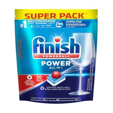 Imagem de Finish Powerball Tabletes Detergente Lava Louças 30 unidades
