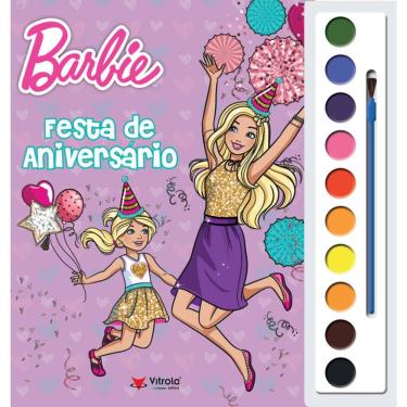 Imagem de Aquarela - Barbie: Festa De Aniversario