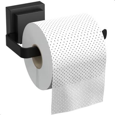 Imagem de Fassin Shop, Porta Papel Higiênico Com Ventosa Preto F.Max