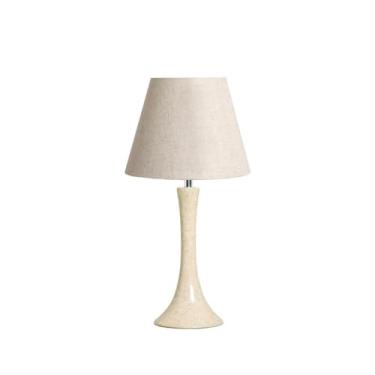 Imagem de Abajur de Cerâmica Pequeno para Quarto Paris Bege Petra