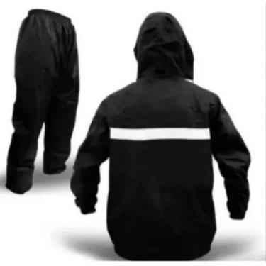 Imagem de Conjunto Capa Chuva Impermeável Moto + Calça Com Capuz - Imporiente