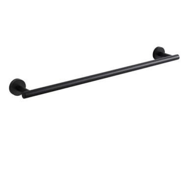 Imagem de Kit de acessórios de banheiro preto fosco, conjunto de hardware de aço inoxidável dourado, suporte de rolo de papel higiênico, gancho para robe, toalheiro, 1