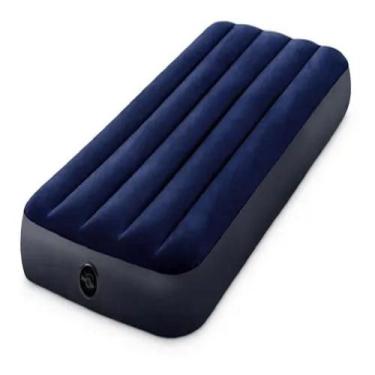 Imagem de Colchao inflavel dura-beam classic solteiro 76cm x 1,91m x 25cm intex 