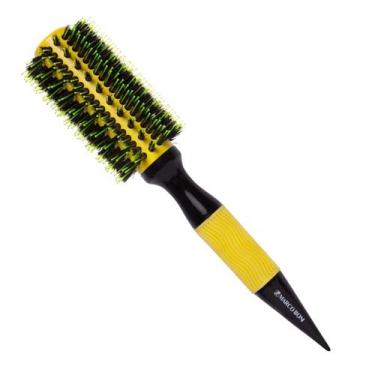Imagem de Escova Profissional Cerâmica Yellow 57mm Marco Boni, Amarelo