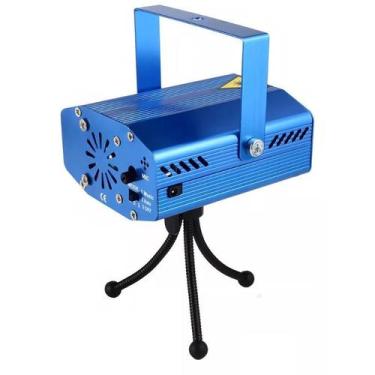 Imagem de Mini Laser Projetor Holográfico Festa Stage Lighting - Mini Projetor