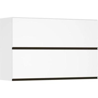 Imagem de Armário Perola Basculante Duplo 120 cm 2 Portas Luciane - Luciane Move