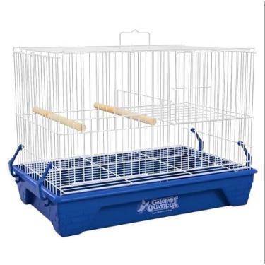 Imagem de Gaiola Para Periquito Desmontável Pop - Azul - Quatiguá Gaiolas