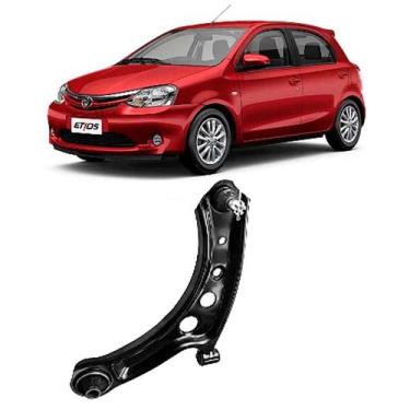 Imagem de Bandeja Balança Toyota Etios 2012/2020 Lado Esquerdo e Pivô - G&H