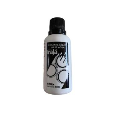 Imagem de Pigmento Corante Líquido Bisnaga Tinta 50ml Preto Irajá