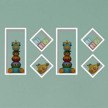 Imagem de Nicho Kit C/ 6 Peças Organização E Decoração Quarto, Cozinha, Sala, Ba