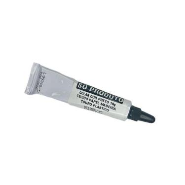 Imagem de Colas Cor Preto 19G Tecido Papel Madeira Couro Plastico - So Produto